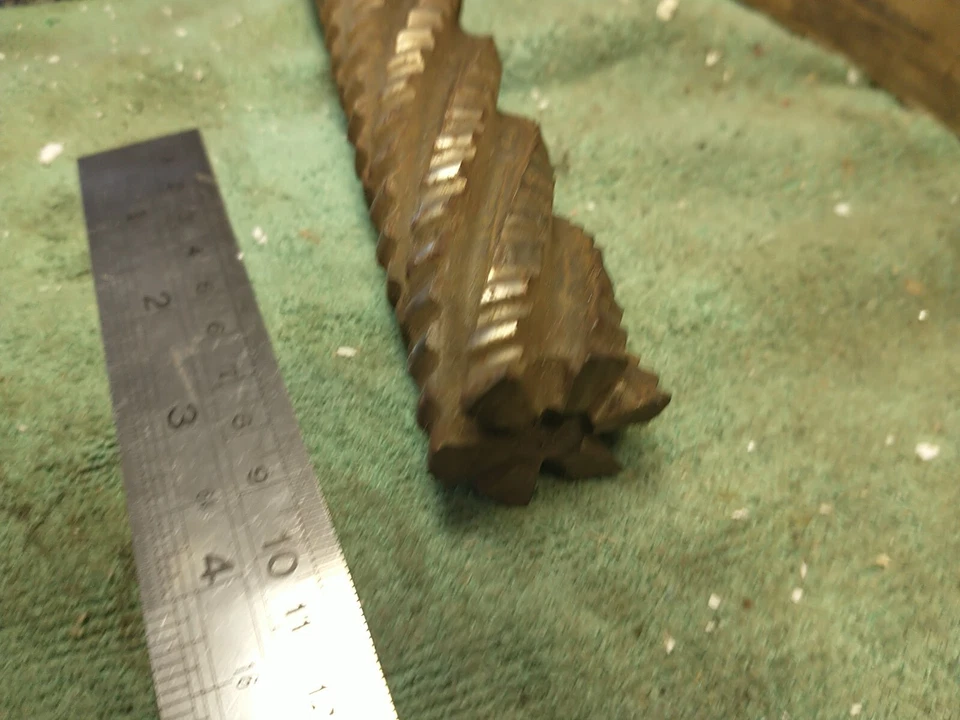 BRUBAKER КОБАЛЬТ 1 1/4 O.D. 4 «LOC ШЕРОХОВАТОЙ HSS КОНЦЕВОЙ ФРЕЗЕР 6 FL LD-6.780 1.25 A1 - Изображение 2 из 4