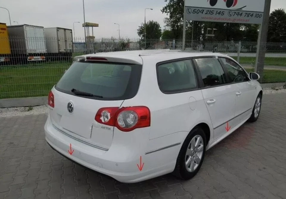 VW PASSAT B6 STATION WAGON - CARROZZERIA R-LINE - SPOILER ANTERIORE + MINIGONNE - Imagen 3 de 4