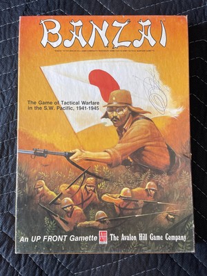Up Front Expansion | Banzai Gamette | Avalon Hill {UNPUNCHED_COMPLETE} OOP RARE