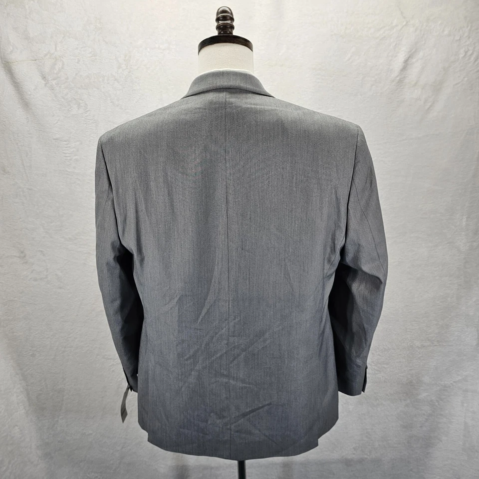 NWT Marc New York Andrew Marc Men's Casselman Blazer Suit Jacket Light Gray 44R - Image 4 of 4