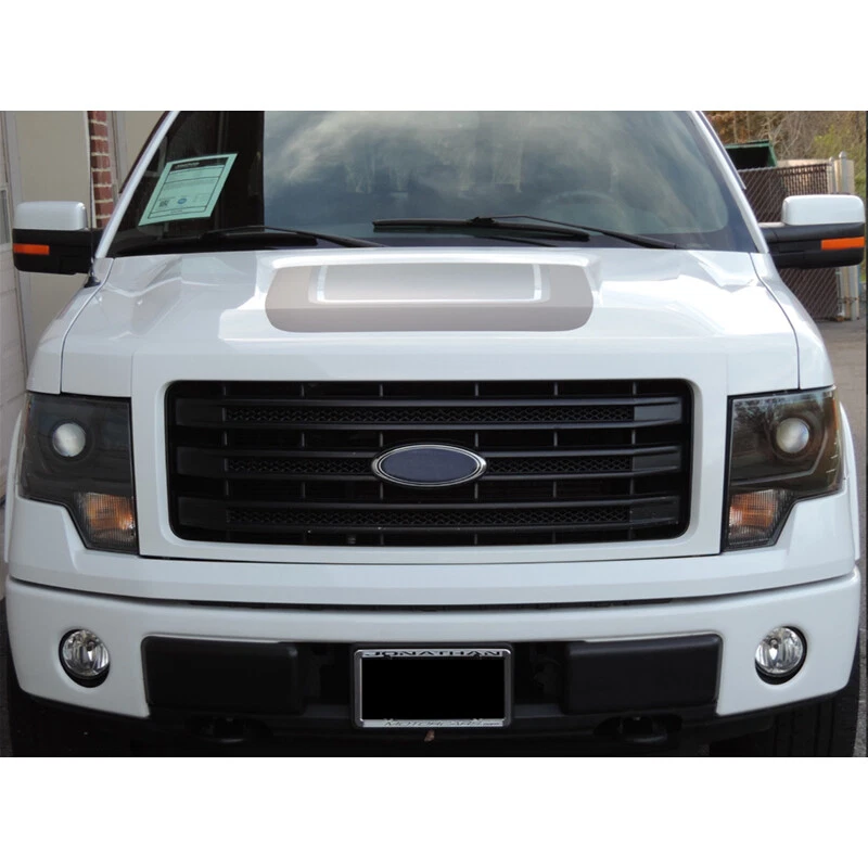 Oxford White Front Bumper Grille For 2009-2013 2014 Ford F150 F-150 King Ranch - Image 2 of 4
