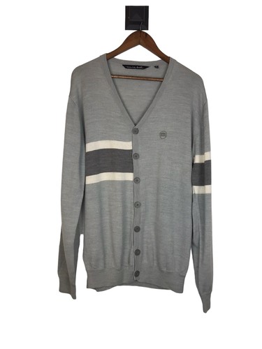 Travis Mathew Strickjacke Golf Pullover XL grau Merinowollmischung Tennis Classic - Bild 1 von 7