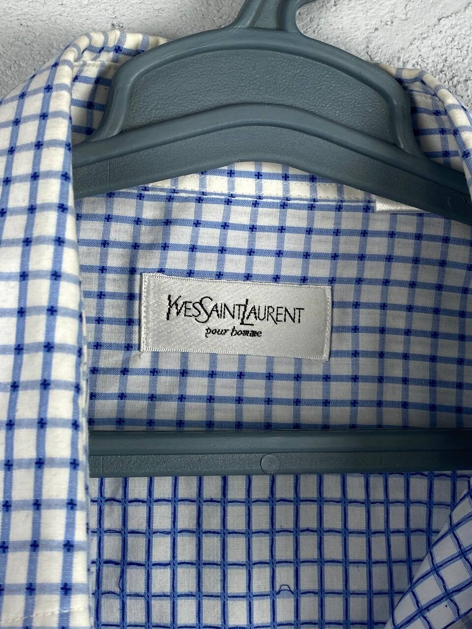 Camicia vintage Yves Saint Laurent con bottoni manica corta taglia L