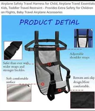 Child Safety Harness Seat Protector Toddler Airplane Restraint FREESHIP