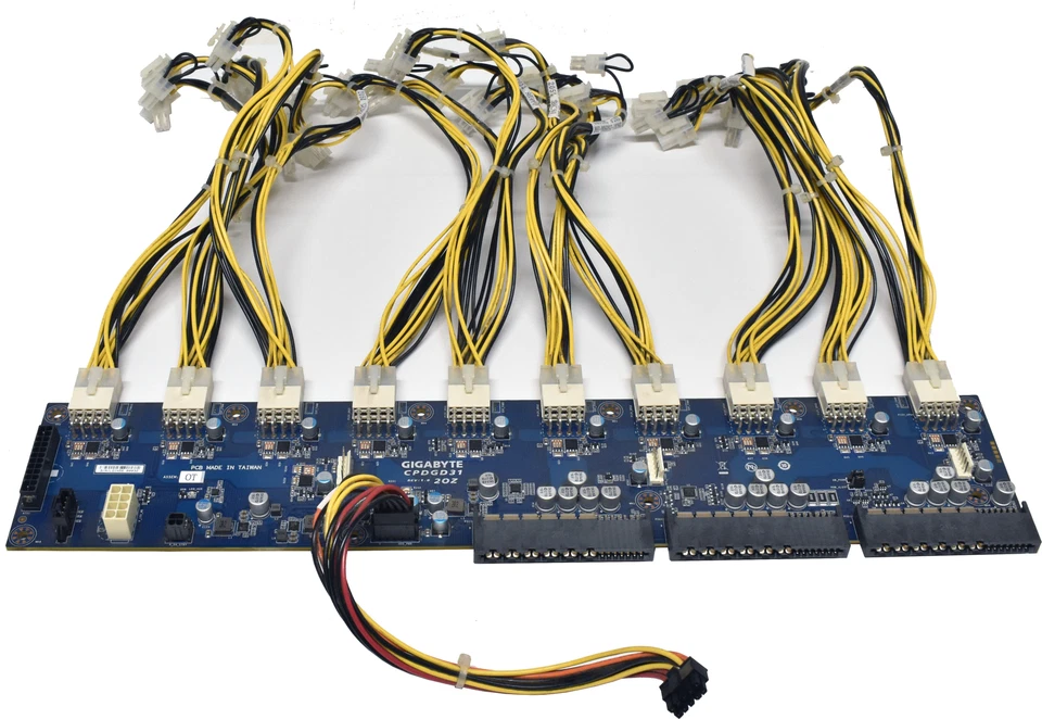 Gigabyte G431-MM0 Power Backplane CPDGD31 2 OZ 10x cavo di alimentazione 25CR... - Immagine 3 di 4