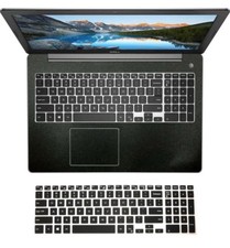 Matte black Palmrest Skin  Keyboard Cover for 15.6'' Dell Inspiron 15-5000