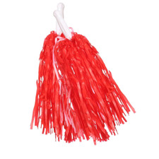 Red Pom Poms 2pc 