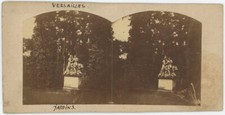 Stereo Circa 1860. Versailles. ** Barockg&auml;rten