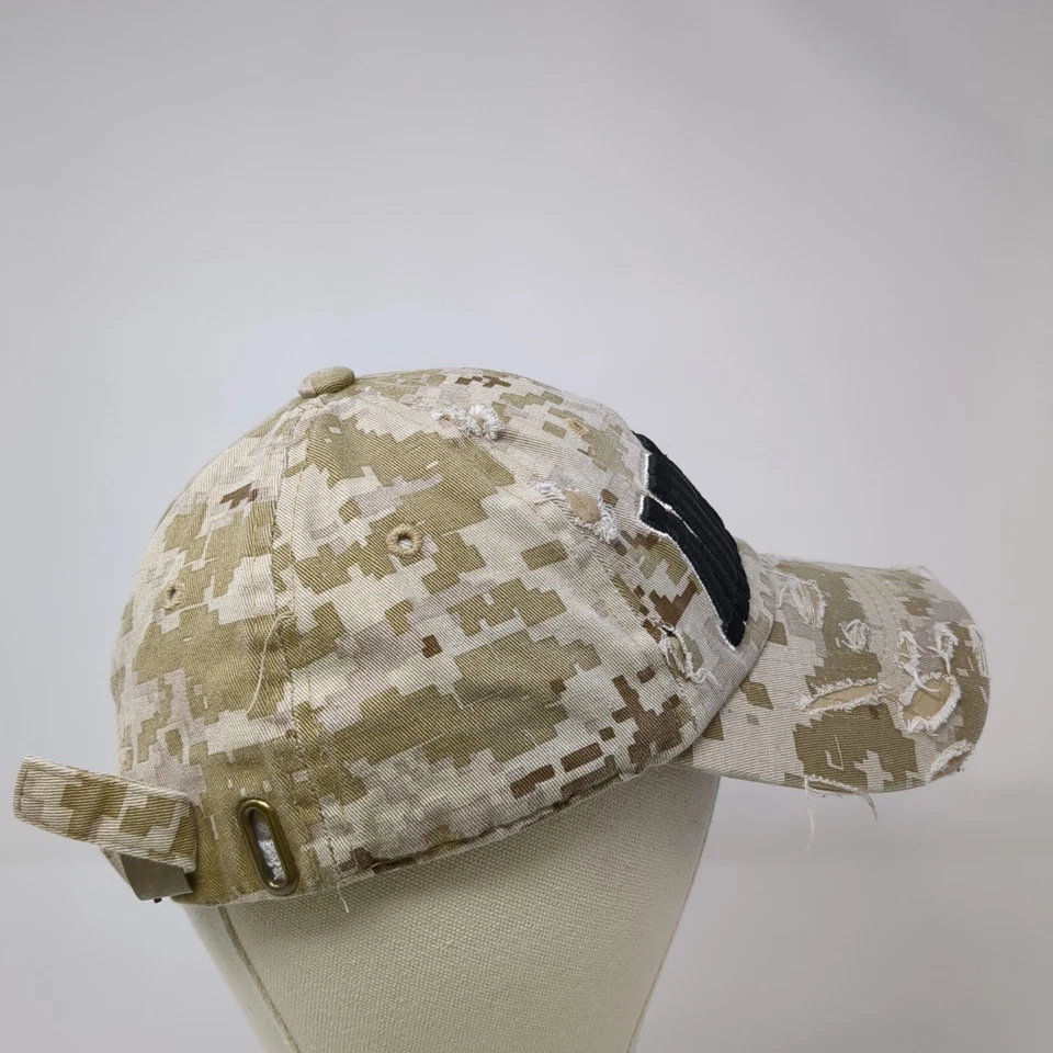 Sombrero de la Fuerza Aérea Slideback Camuflaje Talla Única Ajustable Bordado Envejecido Foto 4 de 4