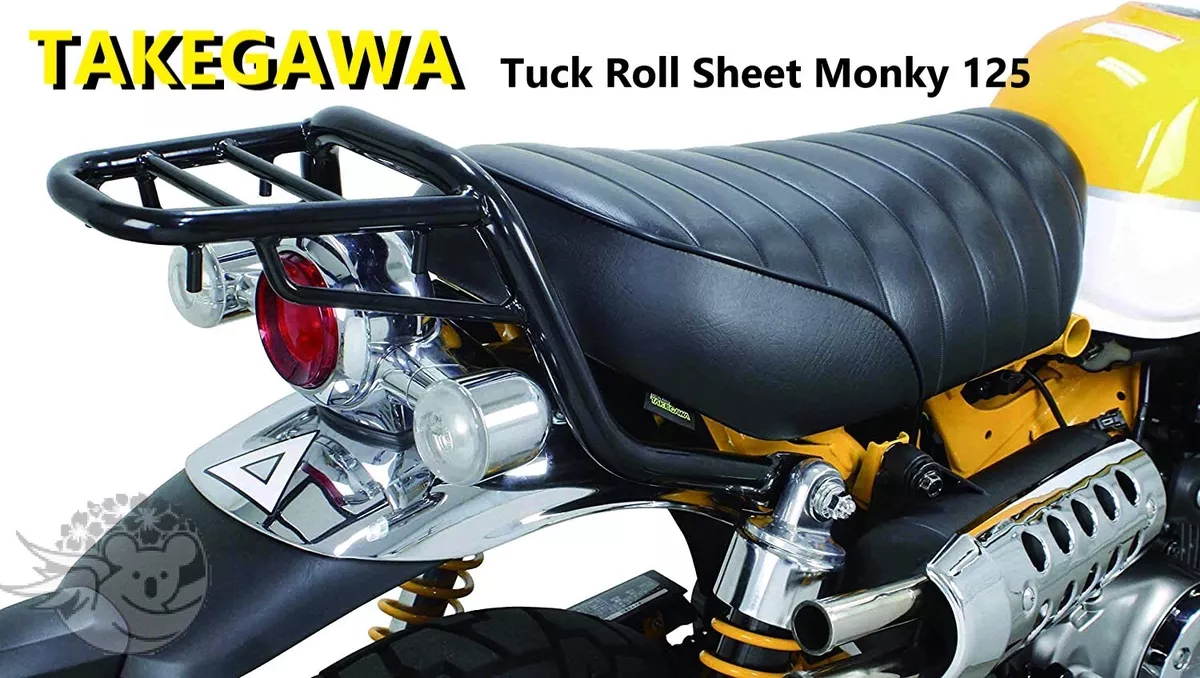 HONDA MONKEY 125 SP Takegawa Tuck Roll Sheet Black Special Parts