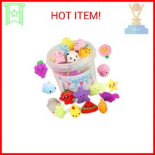 Squishies Squishy Toy 24pcs Party Favors for Kids Mochi Squishy Toy moji Kids