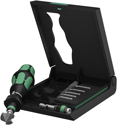 Wera 05104650001 3-flute Countersink Bits Set, 8 Piece