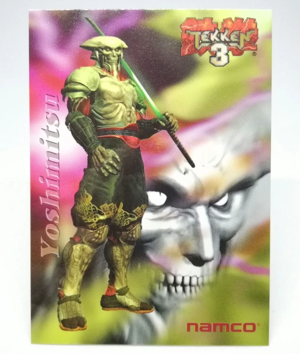 062 Yoshimitsu Tekken 3 Namco Official Collection Cards trading Videdo GAME  | eBay