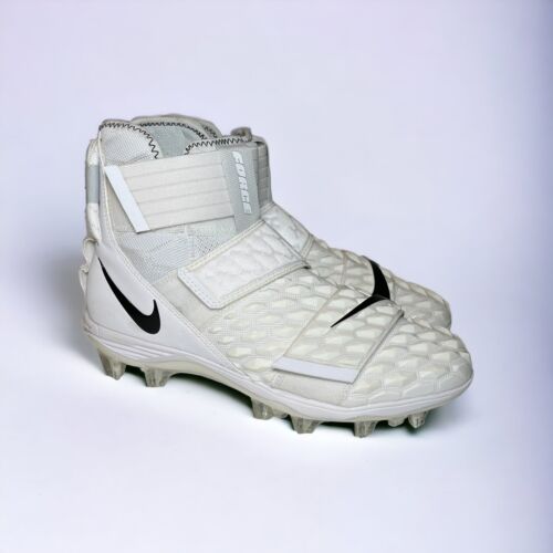 Nike Force Savage Elite 2 TD Football Cleats White Wolf Grey AH3999-100 Mens 8 - Picture 1 of 5