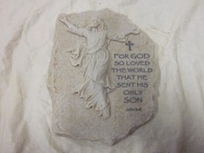 Bradford Exchange Cornerstones of Faith For God So Loved The World Wall Plaque