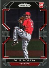 2022 Panini Prizm #95 Dauri Moreta Cincinnati Reds Rookie Card RC