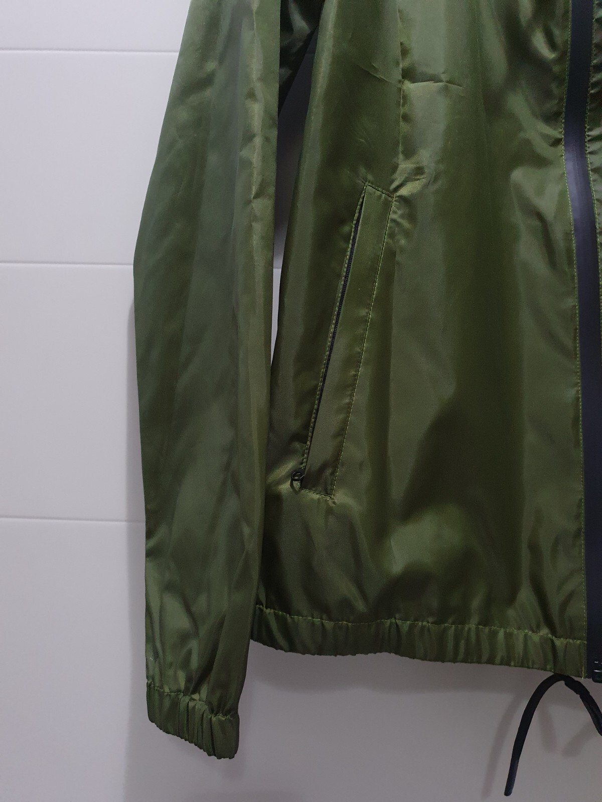 ARC'TERYX Giacca a Vento Verde Uomo Donna Unisex Cappuccio S HOX