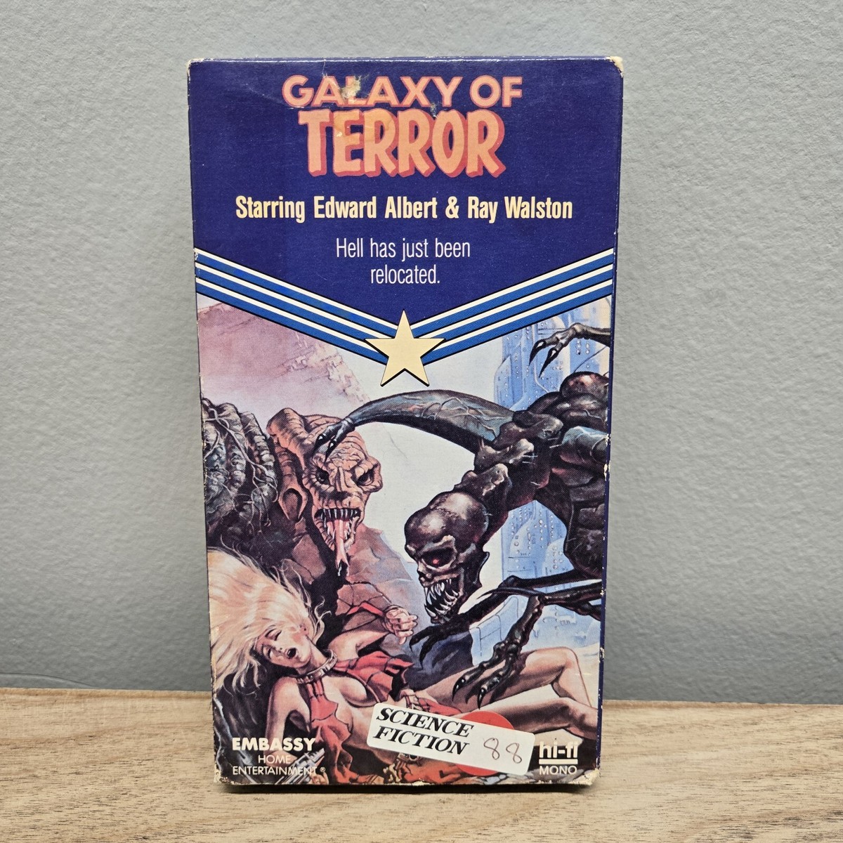 VHS レア 『怪談百物語』 Galaxy of Terror (VHS 1981) Embassy Home Video Cult Horror Sci-Fi