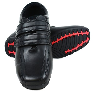 black flat smart shoes