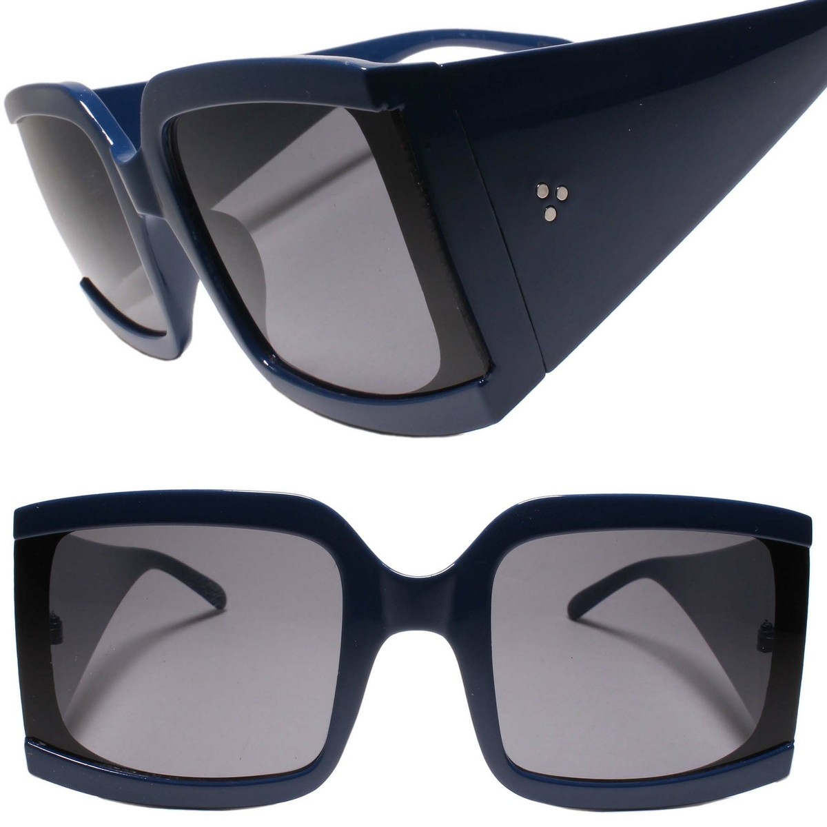 Oversized Classy Elegant Contemporary Modern Retro Blue 