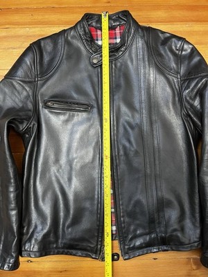 Schott NYC 664 Single Riders Cafe Racer Cowhide/Steerhide Jacket