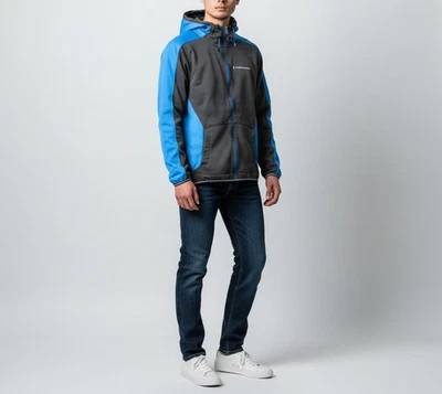 Peak Performance Hayden ZH Sweat à Capuche Homme S Gris Fermeture Zippée Poches - Photo 1/4