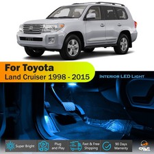 15x For 1998- 2015 Toyota Land Cruiser Interior Led Lights Bulb Package Ice Blue 15x For 1998- 2015 Toyota Land Cruiser Interior Led Lights Bulb Package Ice Blue