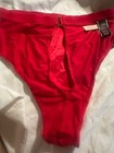 Victoria's Secret VerySexy High Waist Peek a Book Cheeky Panty Red Size S MWT — photo 2
