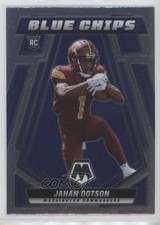 2022 Panini Mosaic Blue Chips Jahan Dotson #BC-11 2xd