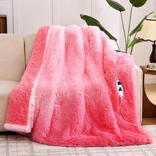 Heated Electric Blanket Twin,Warm Winter Birthday Gifts for Women Her Grandma...