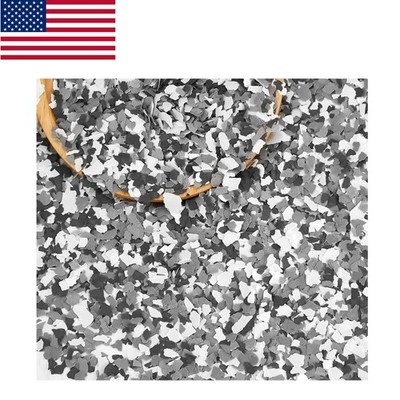 2.8 Kg Epoxy Flakes in Black, White & Grey   Indoor/Outdoor Solution