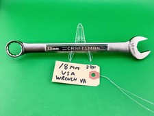 Craftsman 42925 Metric Mm Combination Wrench 12 Point Usa 18mm 42925 Va Series