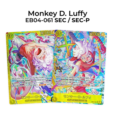 Monkey D. Luffy EB04-061 SEC / SEC-P ONE PIECE Card Game Japanese