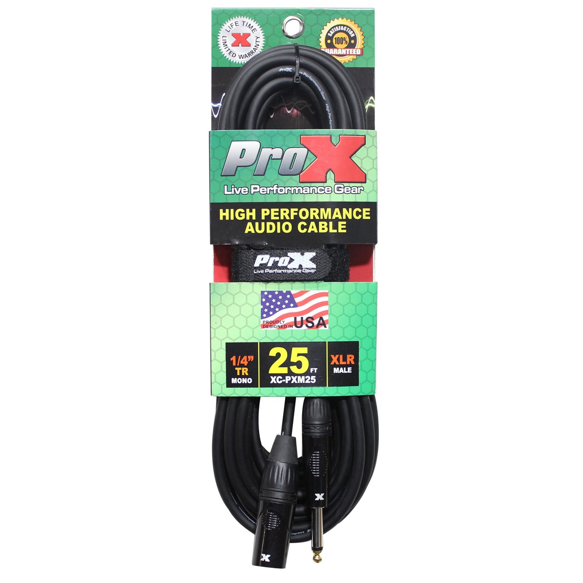 ProX XC-PXM25 25 14 TS-M to XLR-M Unbalanced High Performance Audio Cable 6990₽