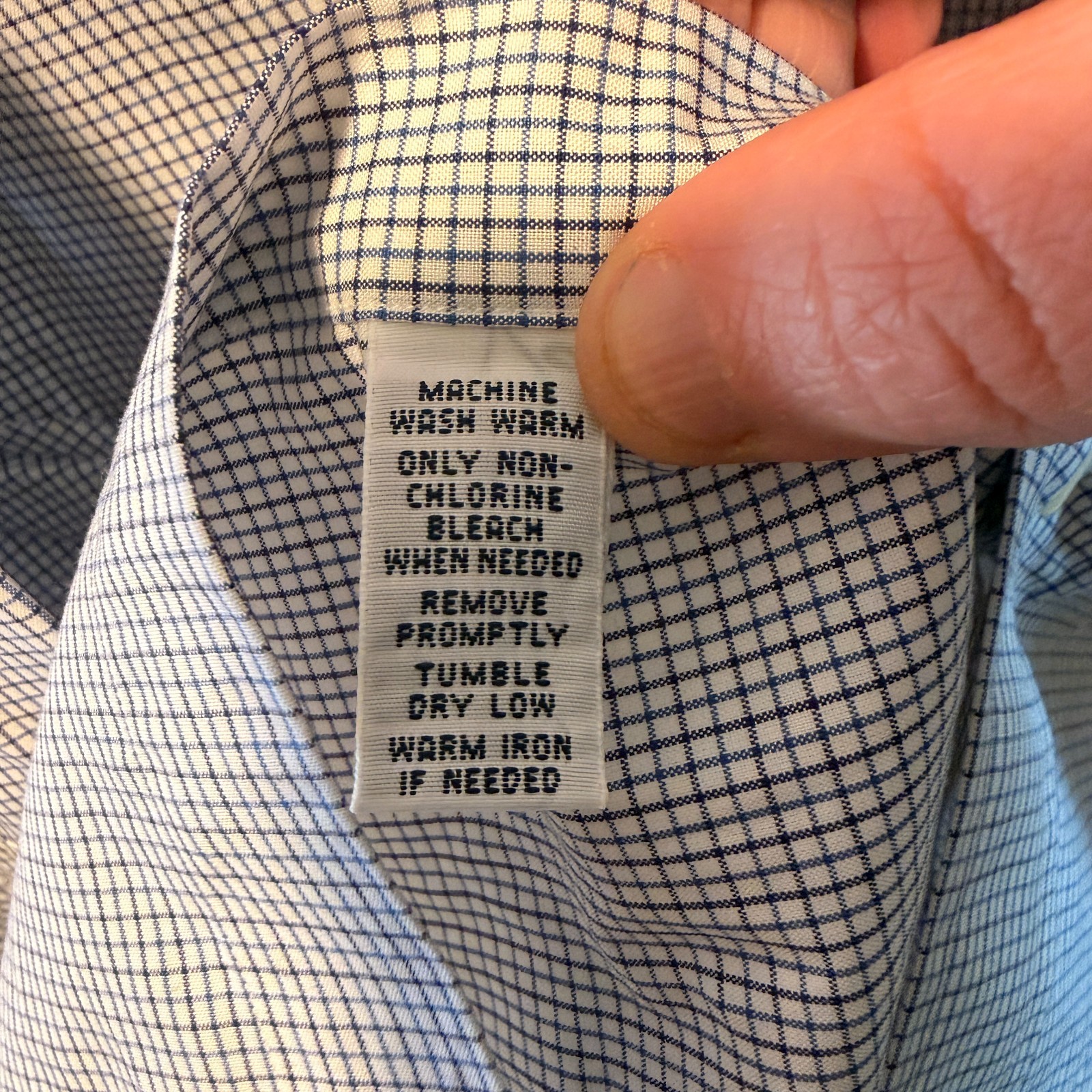 Polo Ralph Lauren Classic Fit Shirt NWT Size 16 32/33 Navy White Check Cotton thumbnail 6