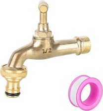 Quality Upgraded Universal Water Tap for the Garden Rust and Frost Resistant 1/2