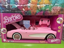 Barbie The Movie Barbie Corvette Hot Wheels RC Convertible Car Pink