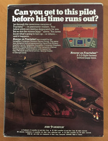 NEW sealed RESCUE ON FRACTALUS! Atari 5200 LUCASFILM 1984 w/ BOX PROTECTOR