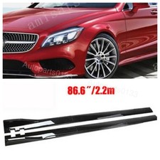 Glossy 86.6 Side Skirts Splitter Rocker Panel...