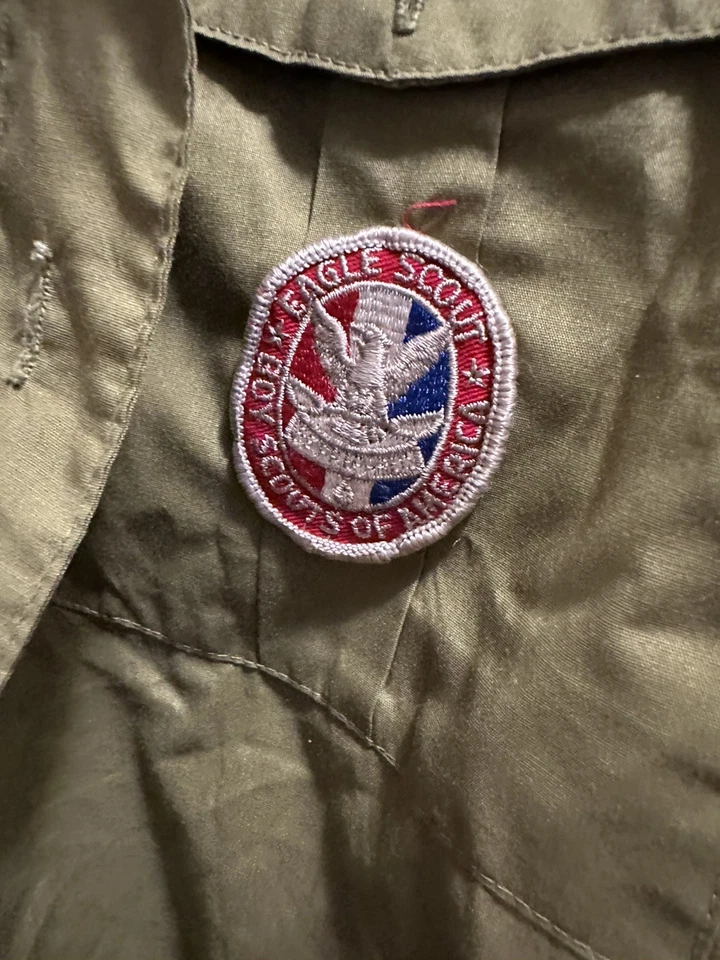 Vintage 70's Senior Boy Scout BSA Shirt - Multiple  Patches - Eagle Scout Pants - Image 2 of 4
