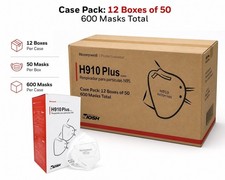 Case Of 600x Honeywell H910 Plus N95 Particulate Mask Respirators NOS 2020 MFG