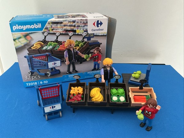Playmobil 72018 Mercado de Frutas y Hortalizas Carrefour