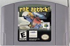 Rat Attack! N64 (Nintendo 64) Authentic Tested Video Game Cart Only Clean