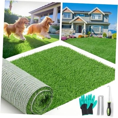  Synthetic Artificial Turf Roll, Artificial Grass for Dog Potty 4 Feet x 6 Feet