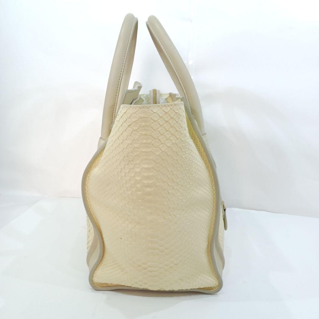 CELINE Luggage Mini Shopper Tote Python Leather A… - image 24