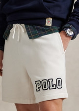 Polo Ralph Lauren Fleece Sweat Shorts Men's Sz XL White