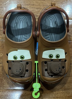 Crocs x Pixar Cars Tow Mater Classic Clog Brown Size 5 M (209371