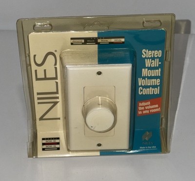 Vintage New Sealed Niles Audio Stereo Wall Mount Volume Control SCW-1D SCW-1S