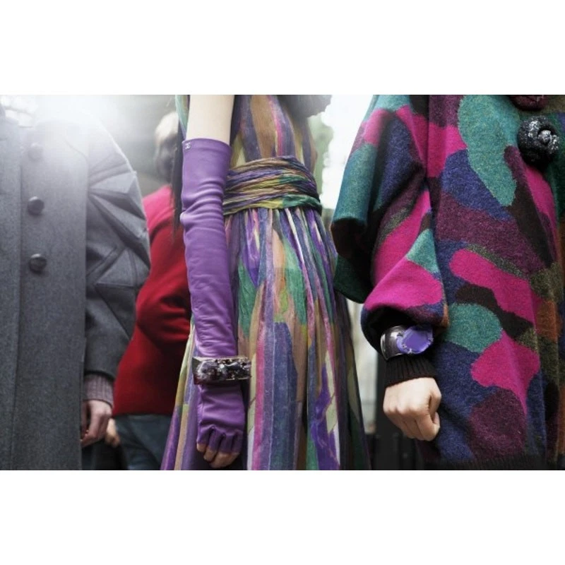 Vestido Suéter Túnica Tejido Mohair Lana Geométrica Otoño 2012 Chanel 12A Talla 38 6 Foto 2 de 4