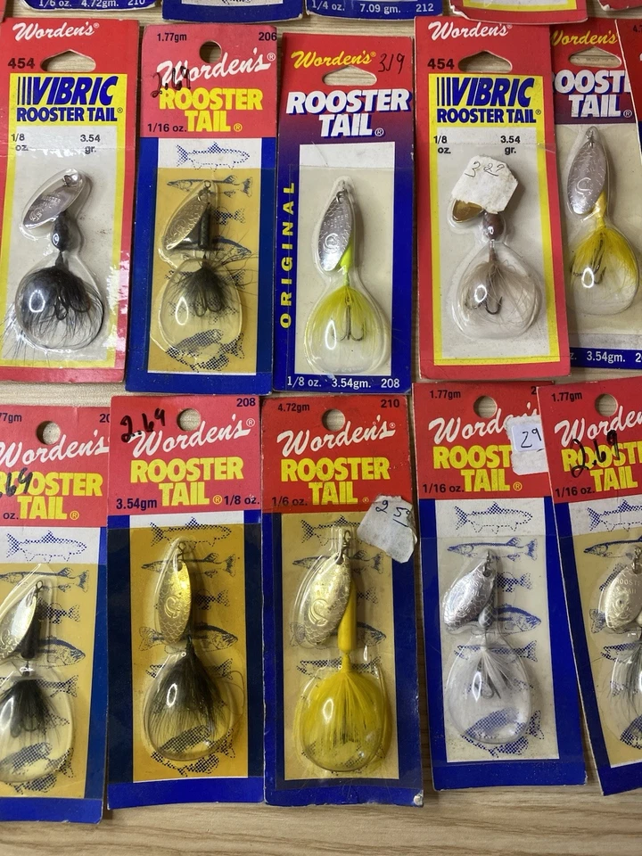 批量 21 个 Wordens 公鸡尾不同变体 旧货 免运费 — 第 3/4 张图片